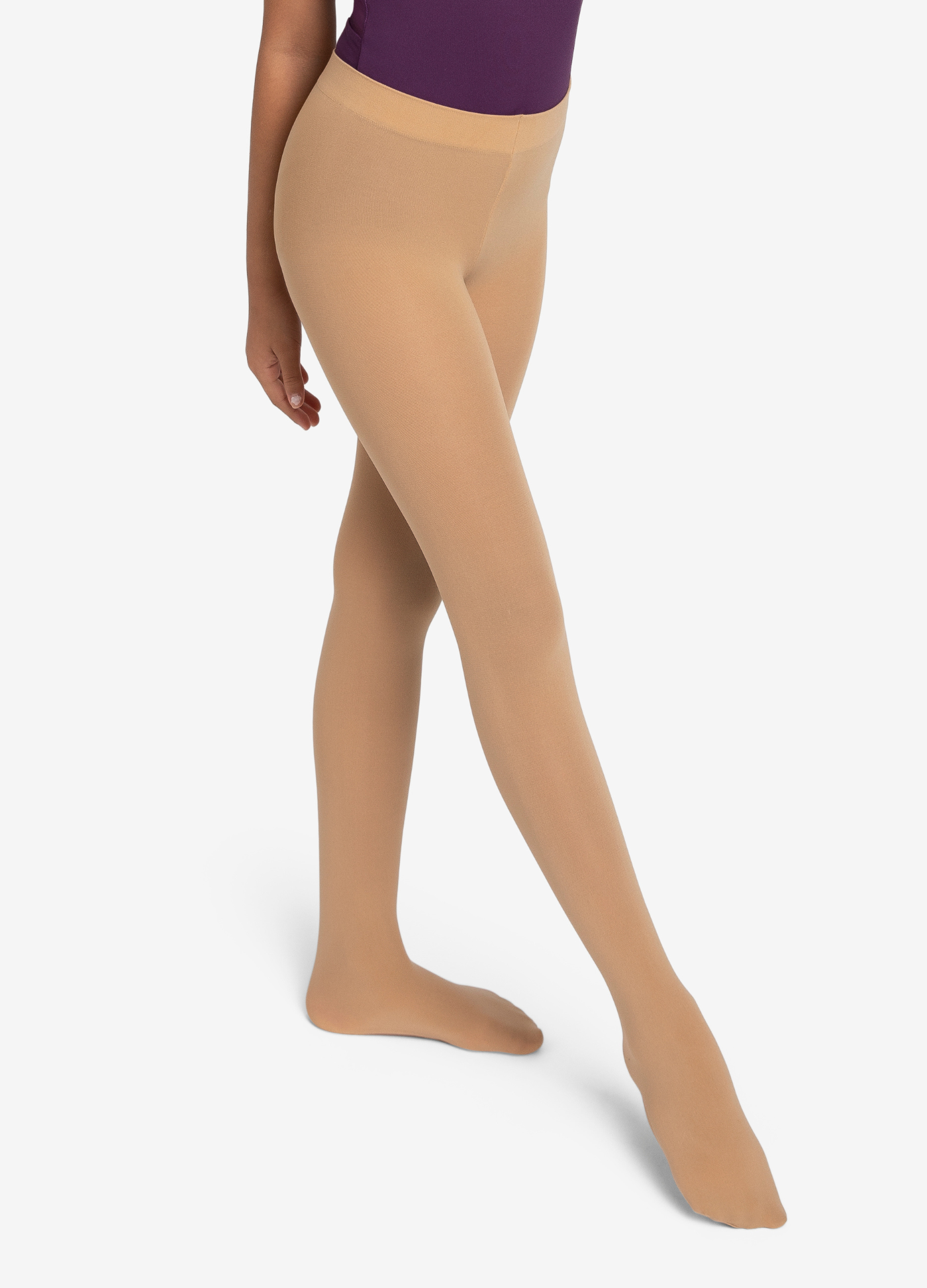 Meia-calça Transition Infantil Caramel-FORVM COMERCIO EXTERIOR LTDA EPP-CARAMEL-ONE-Capezio Brazil