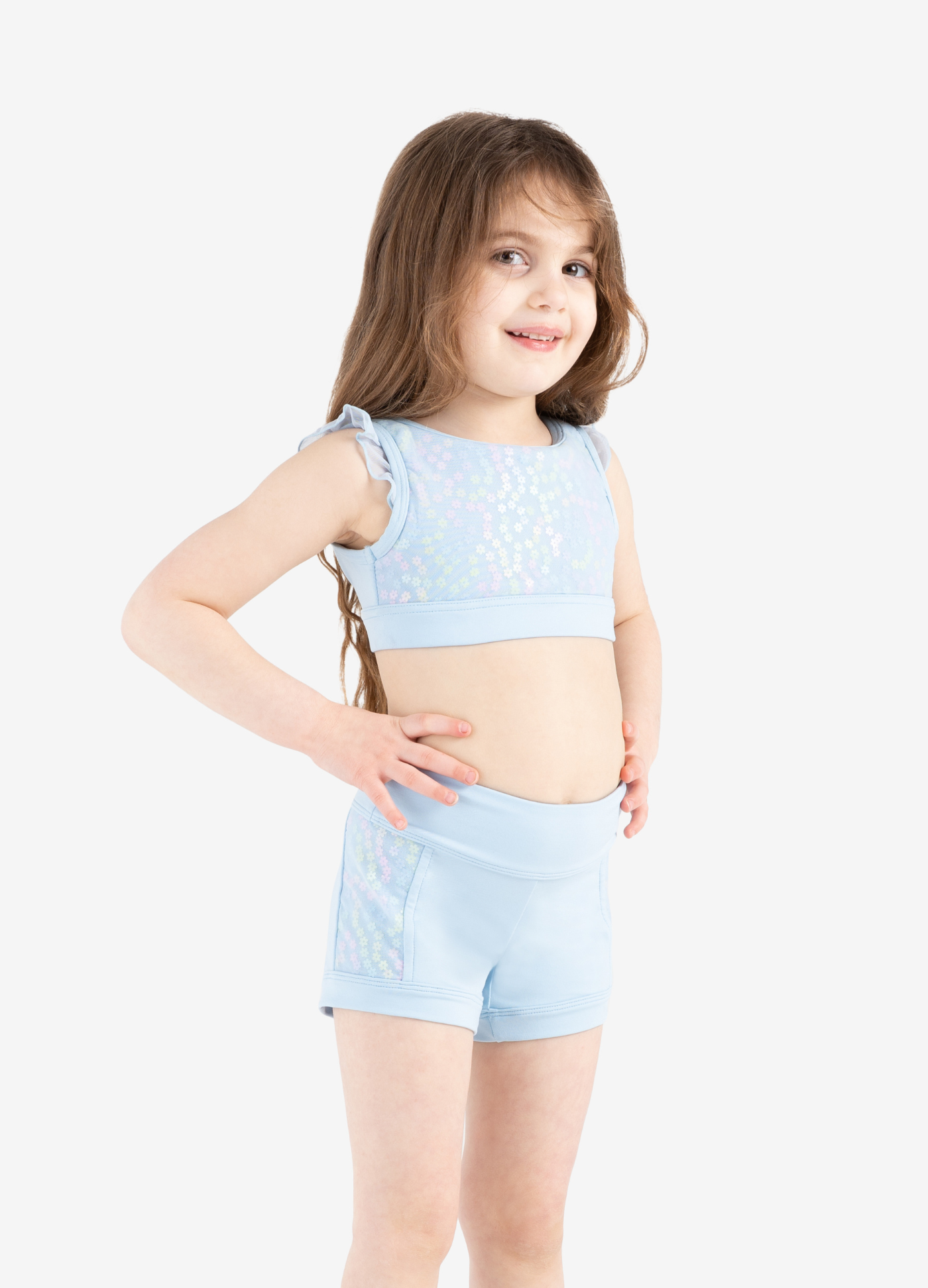 Petal Top - Azul-FORVM COMERCIO EXTERIOR LTDA EPP-LIGHT BLUE-S-Capezio Brazil