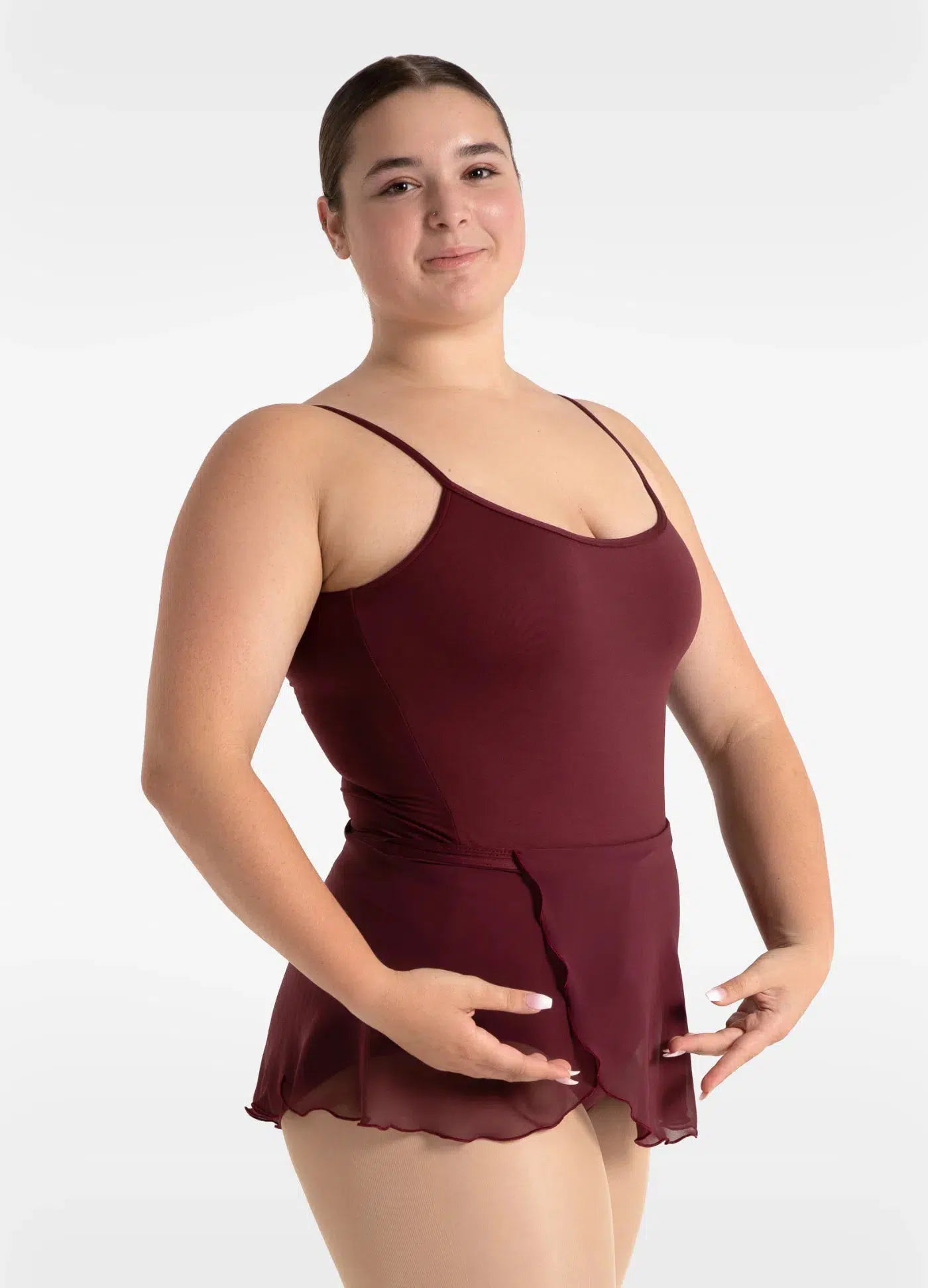 Saia Transpassada - Burgundy-Capezio Brazil-Capezio Brazil