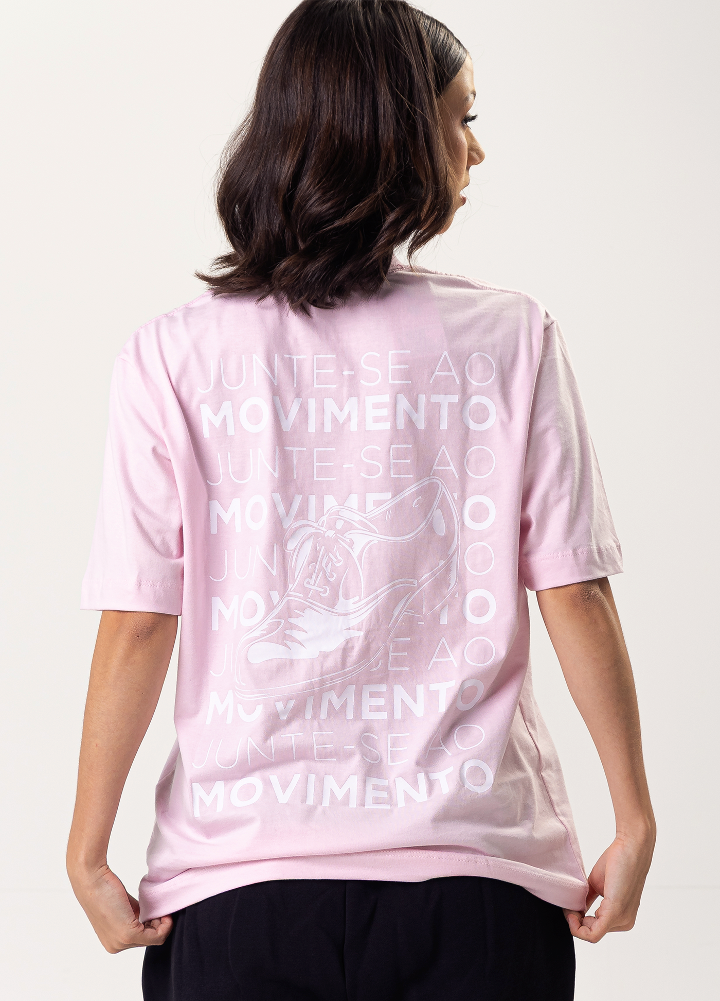 TAP CPZ - Camiseta Oversized - Rosa-JULIETE MARIA LUCAS DA SILVA 07868080981-Capezio Brazil