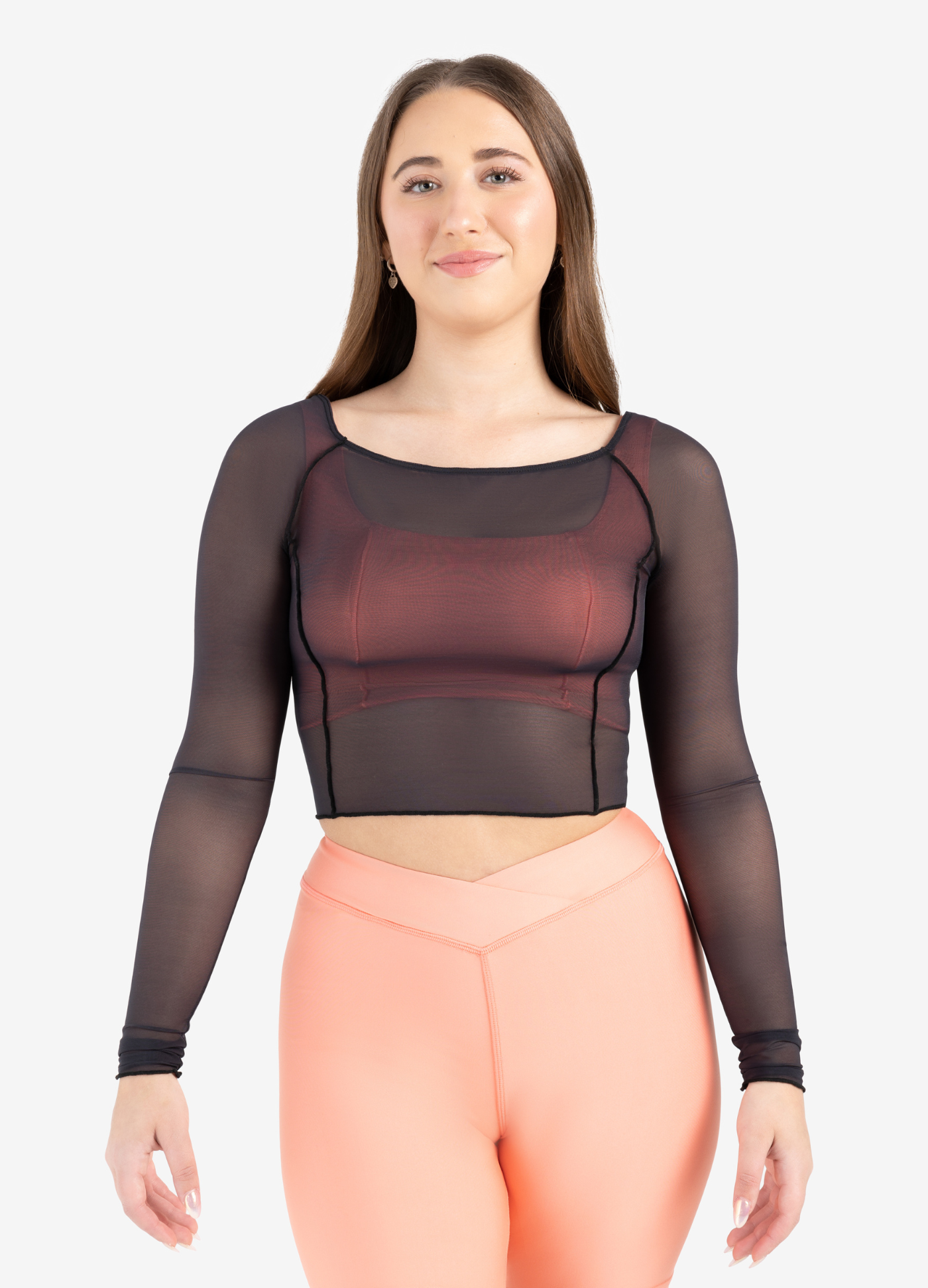 Top Manga Longa Dusk - Preto-FORVM COMERCIO EXTERIOR LTDA EPP-BLACK-XS-Capezio Brazil